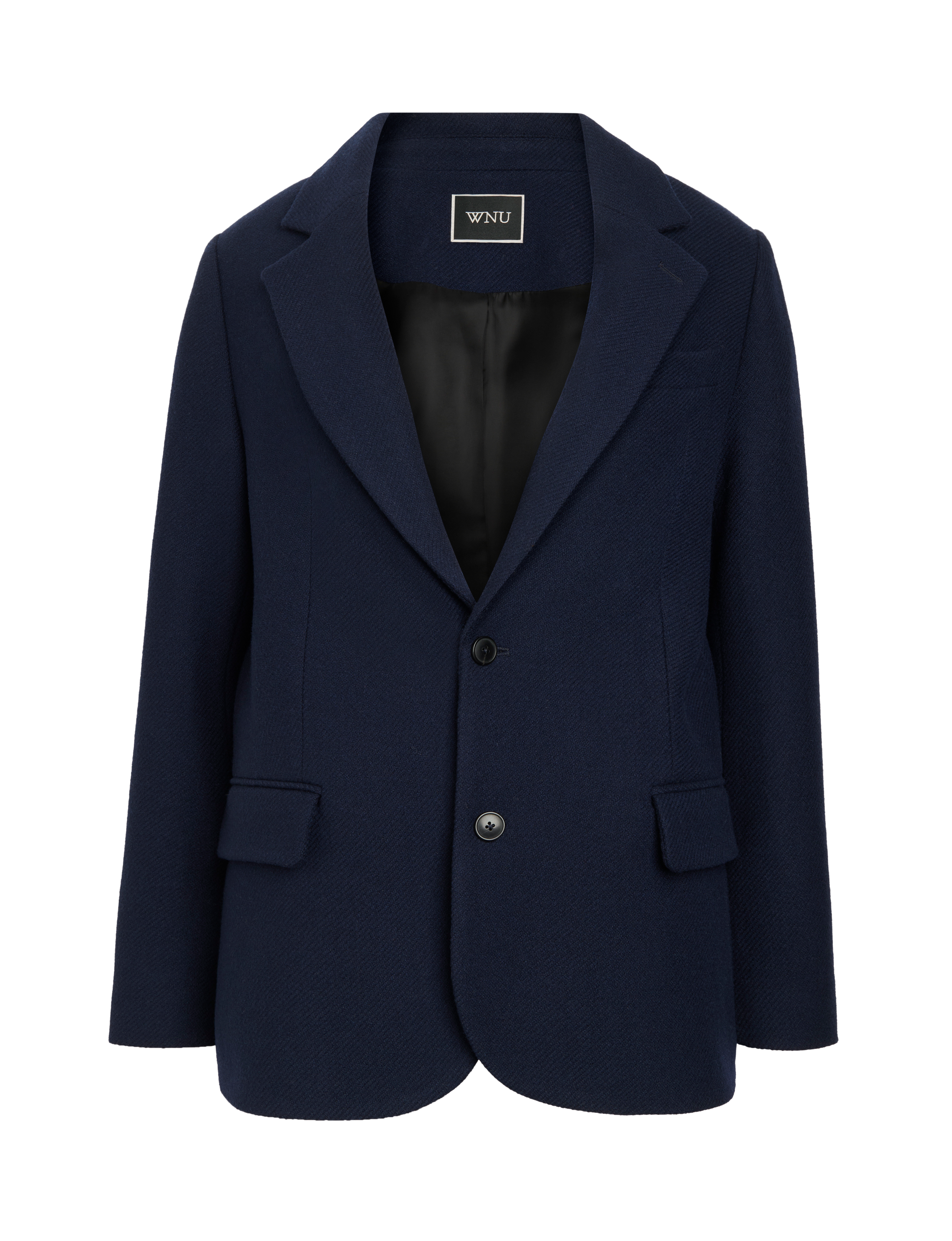 Hutton Blazer: Wool, Navy Blue