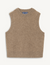 Skye Vest: Yak Wool, Coffee