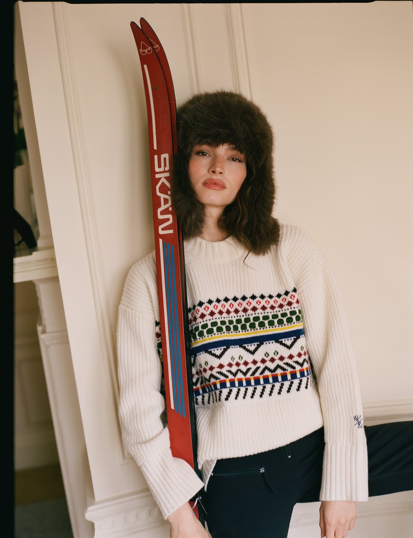 Chamonix Jumper: Wool, Multi
