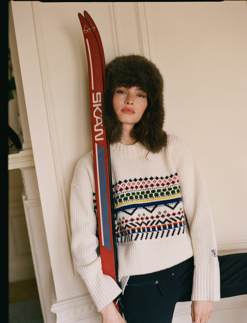 Chamonix Jumper: Wool, Multi