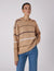 Cornwall Jumper: Cotton, Sand and Blue Multi Stripe