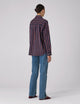 The Weekend: TENCEL™ Lyocell, Navy Blue and Red Stripe