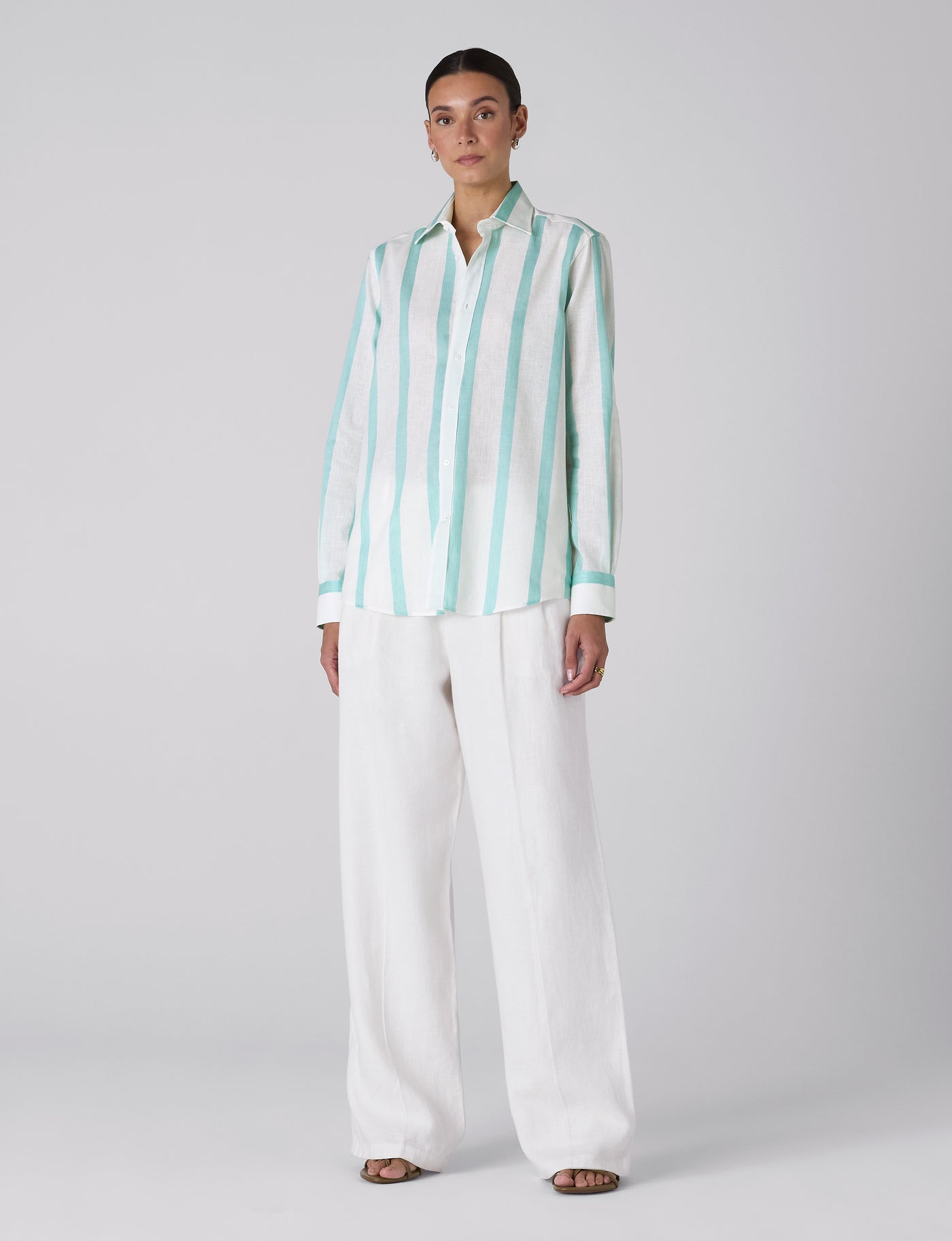 The Boyfriend: Weave, Mint Stripe