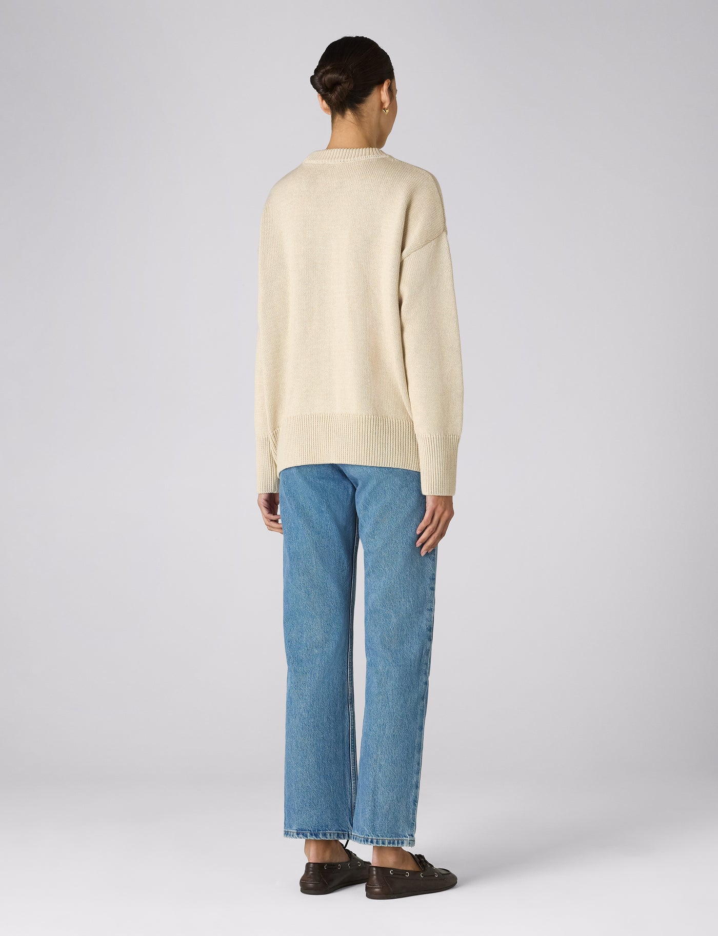 Cornwall Jumper: Cotton, Oatmeal