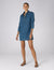 Serge Dress: Denim, Mid Blue