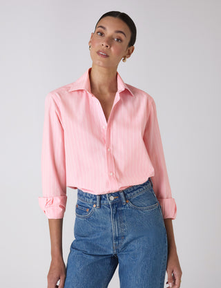 Pink Shirts for Women | Linen & Cotton | With Nothing Underneath Pink Shirts for Women | Linen & Cotton | With Nothing Underneath