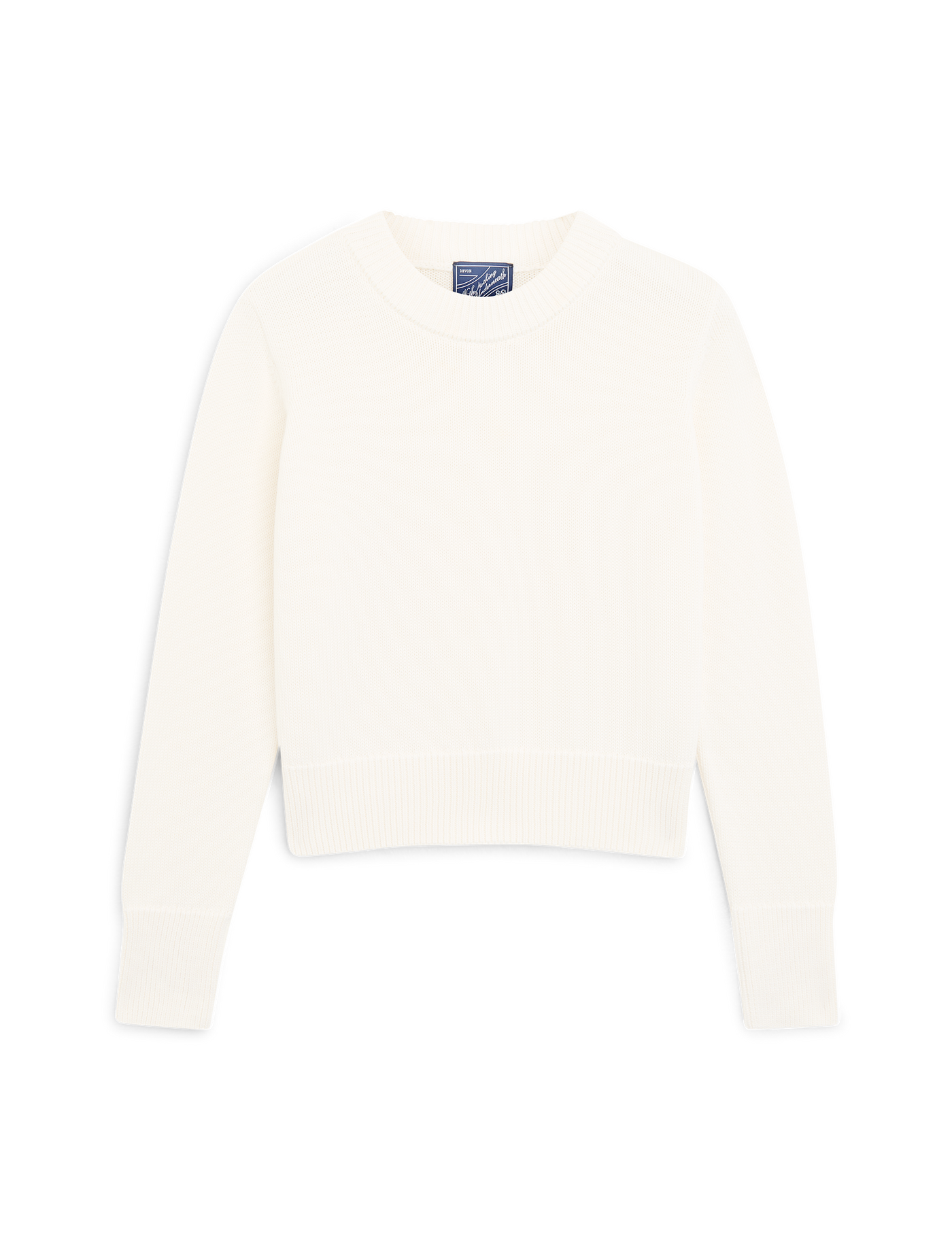 Devon Jumper: Cotton, Cream