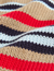 Devon Jumper: Cotton, Sand and Poppy Multi Stripe