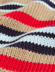 Devon Jumper: Cotton, Sand and Poppy Multi Stripe