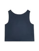 Jackie Top: Linen, Navy Blue