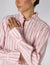 Kew Blouse: Linen, Red and Pink Stripe