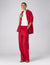 The Set: Hemp Red Shirt & Palazzo