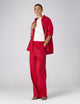 The Set: Hemp Red Shirt & Palazzo