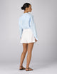 Penn Tailored Short: Linen, Ivory