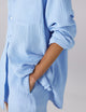 The Oversized: Cheesecloth, Cloud Blue