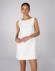 Jackie Dress: Linen, White