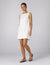 Jackie Dress: Linen, White