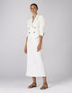 Clara Skirt: Linen, White
