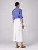 Clara Skirt: Linen, White