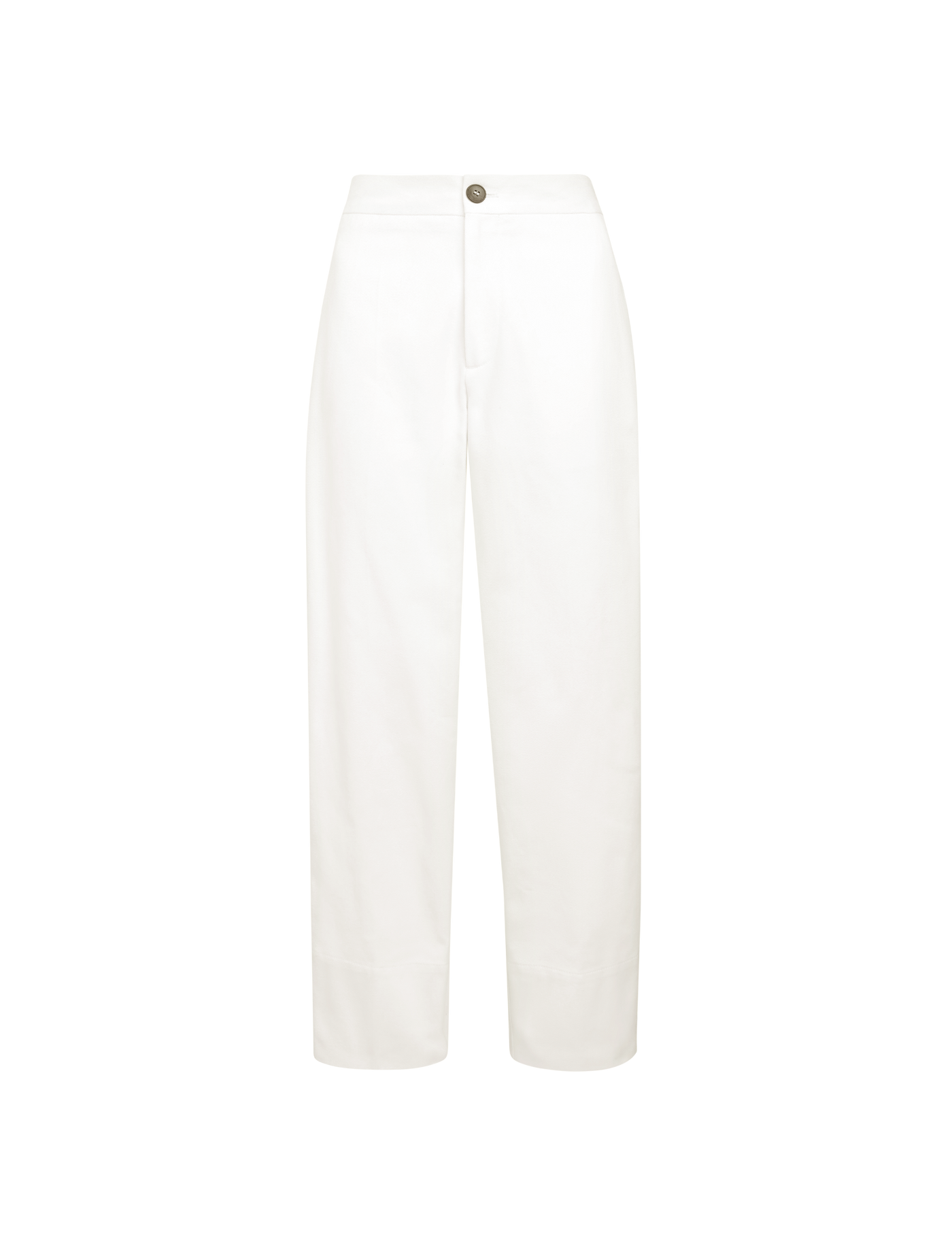 Chartwell Trouser: Cotton Twill, Off White