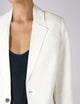Hutton Blazer: Linen, Ivory