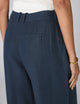 Rampling Trouser: Linen, Navy