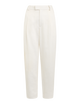 Christy Tapered Trouser: Linen, Ivory