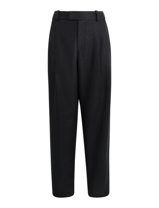Christy Trouser: Linen, Black