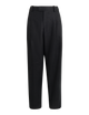 Christy Tapered Trouser: Linen, Black