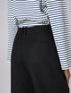 Christy Tapered Trouser: Linen, Black