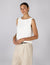 Jackie Top: Linen, White