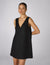 Sloane Dress: Linen, Black