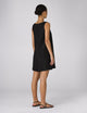 Sloane Dress: Linen, Black