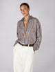 The Weekend: TENCEL™ Lyocell, Mocha Multi Stripe