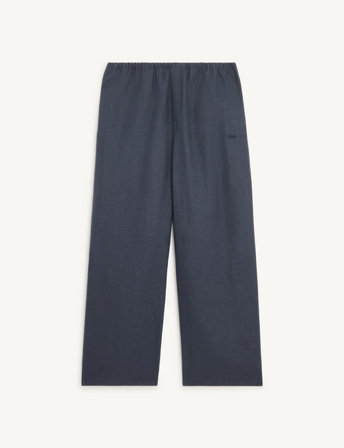 Bay Trouser: Hemp, Navy