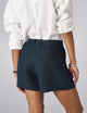 Penn Tailored Short: Linen, Navy