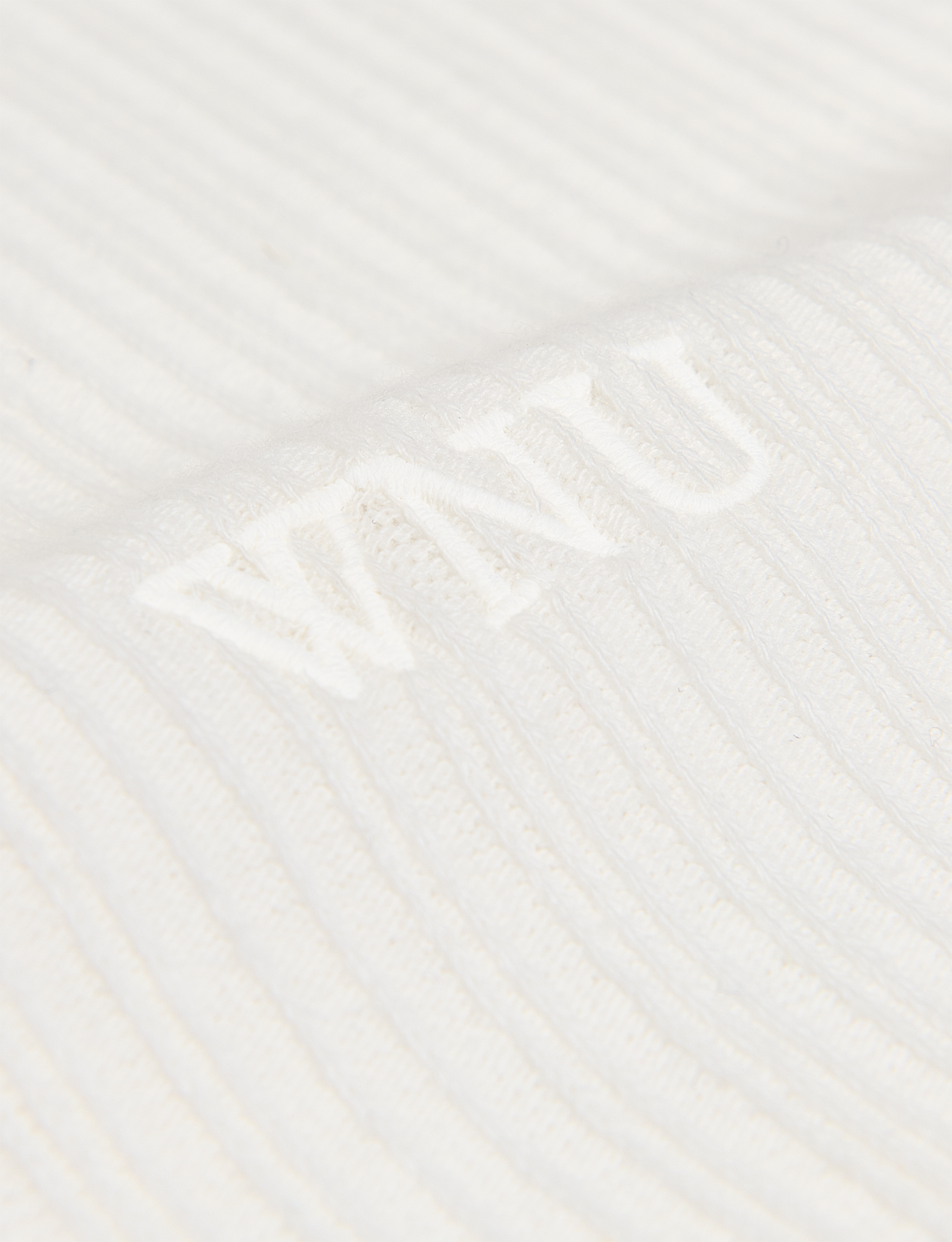 Carnaby Tank: Cotton Textured Rib, Off-White