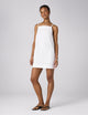 Andros Dress: Fine Poplin, White x Lucy Williams