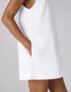 Andros Dress: Fine Poplin, White x Lucy Williams