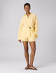 The Set: Seersucker, Yellow Stripe Shirt & Boxer Shorts