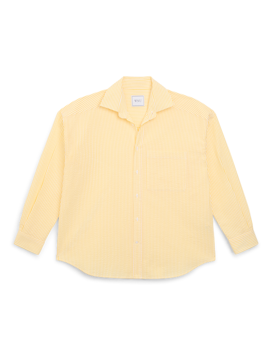 The Weekend: Seersucker, Yellow Stripe