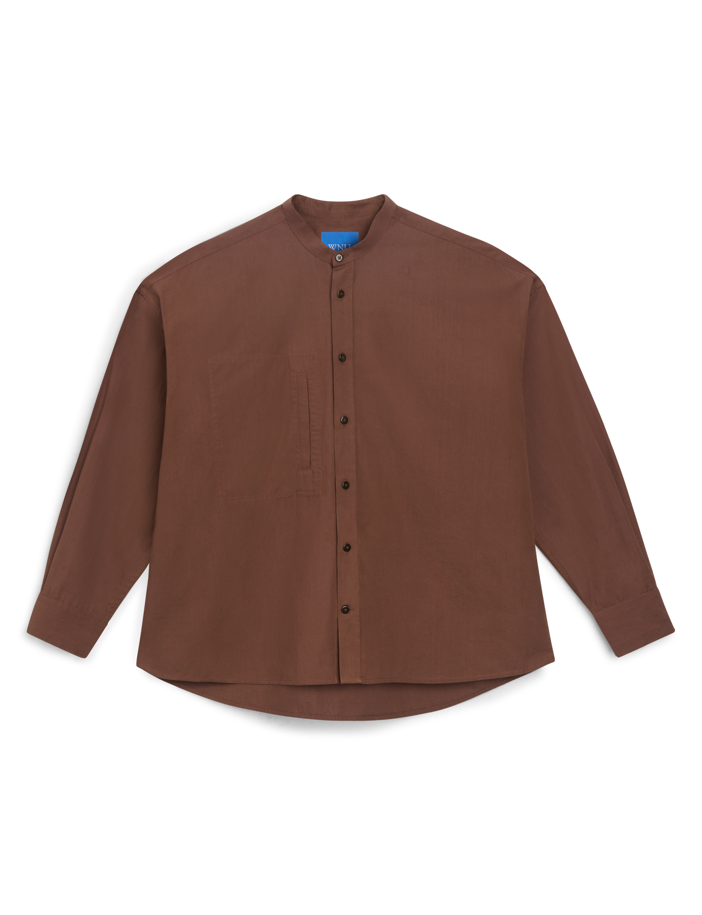 Portlligat Shirt: Fine Poplin, Mocha x Lucy Williams