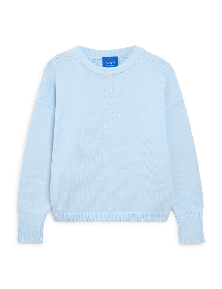 Sennen Jumper: Cotton, Icy Blue x Lucy Williams