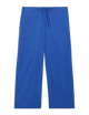 Sifnos Trousers: Fine Poplin, Cobalt Blue x Lucy Williams