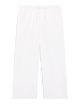 Sifnos Trousers: Fine Poplin, White x Lucy Williams