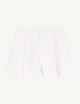 Penn Tailored Short: Linen, Ivory