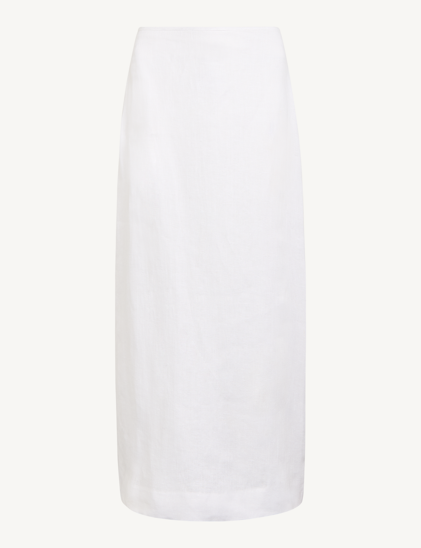 Clara Skirt: Linen, White