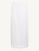 Clara Skirt: Linen, White