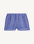 Court Short: Linen, Lapis Blue