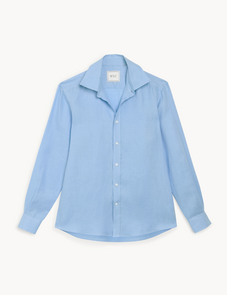 The Boyfriend: Linen, Cornflower Blue